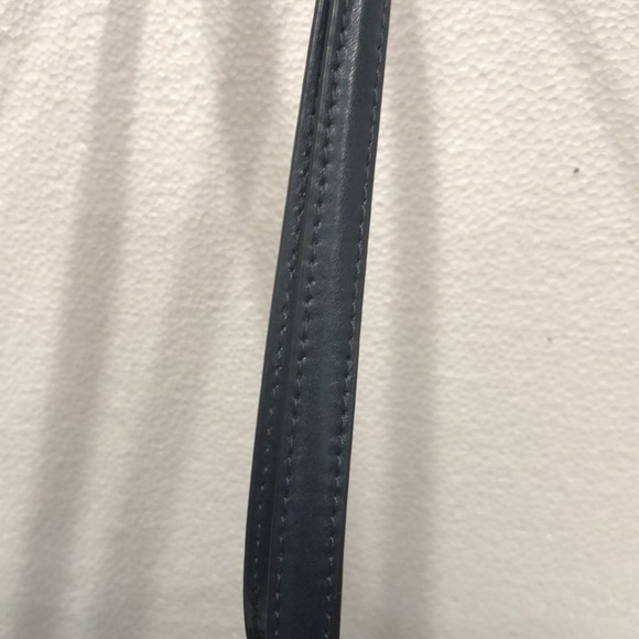 Kate Spade Navy Blue Leather Tote EUC - Picture 2 of 13